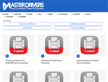 Tablet Screenshot of masterdrivers.com